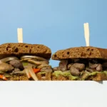 Steak Veal Mushroom Sandwich